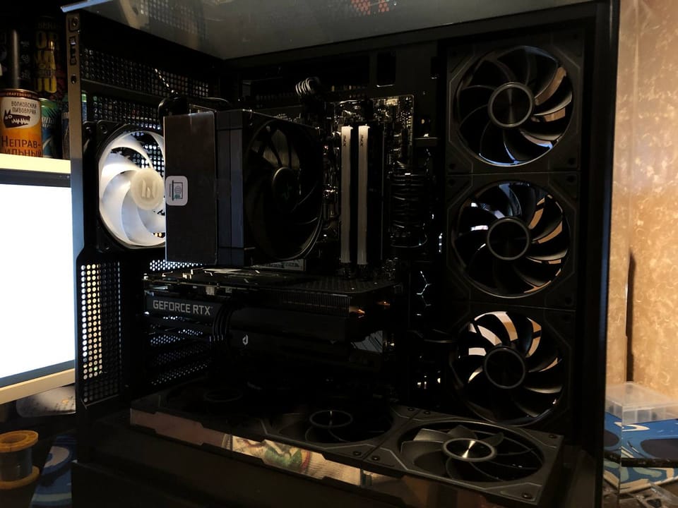 AMD Ryzen 5 7500f, GeForce RTX 3060 12 ГБ